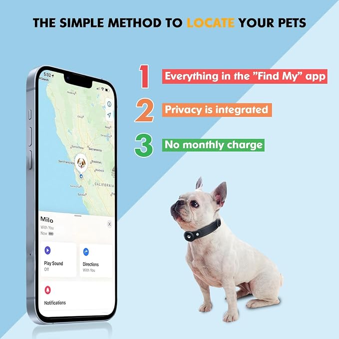 BONSO 2-in-1 GPS Tracker for Dogs: Smart Collar - Image 4