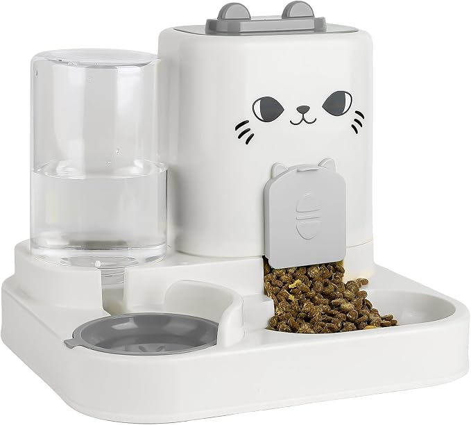 2-in-1 Gravity Pet Feeder & Water Dispenser by KitchMingle