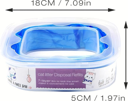 9 Pack Cat Litter Refills Compatible Bag Compatible - Image 2