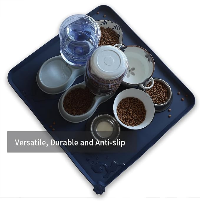 Hoki Found XX-Large Silicone Pet Food Mats Tray - Image 4