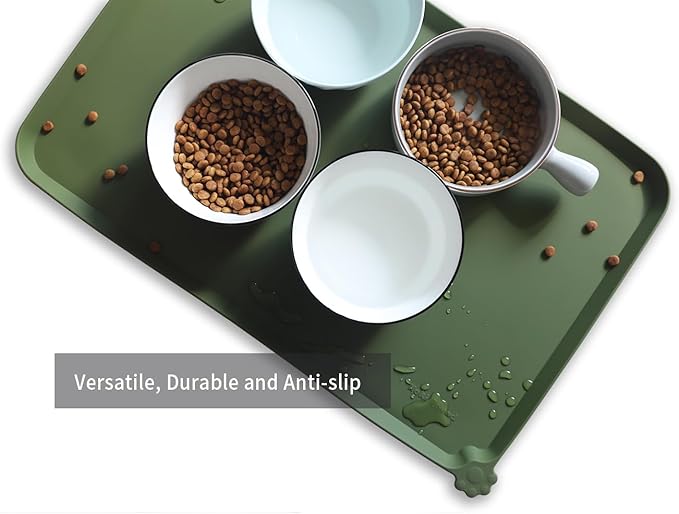 Hoki Found L Silicone Non Slip Pet Dog Cat Bowl Mats - Image 4