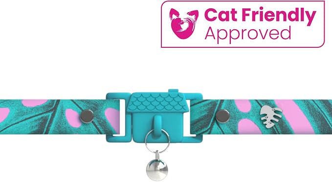 Kittyrama Botanicals Monstera Cat Collar. Award Winning. Hypoallergenic - Image 2