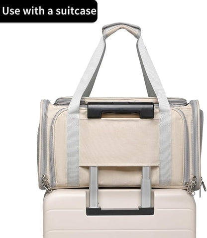Airline Approved Pet Carrier for Cats and Small Dogs up to 15 lbs, Breathable - Image 5