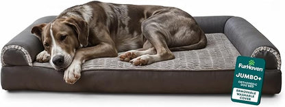 FurHaven Orthopedic Dog Bed For Large Dogs, Sofa Contour Mattress by FurHaven