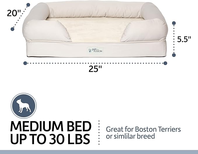 PetFusion Ultimate Dog Bed, Orthopedic Memory Foam, Medium Firmness Pillow - Image 4