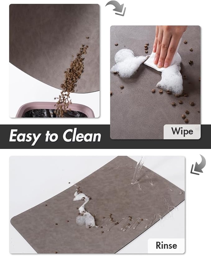 MontVoo-Absorbent Pet Feeding Mat-No Stains Pet Mat - Image 3