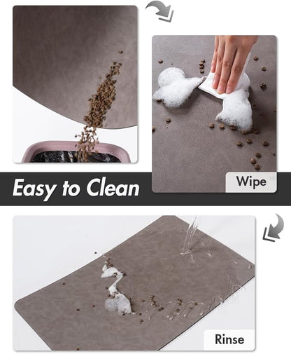 MontVoo-Absorbent Pet Feeding Mat-No Stains Pet Mat - Image 3