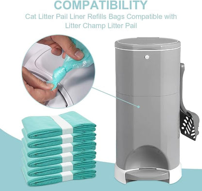Cat Litter Pail Liner Refills Bags Compatible - Image 3