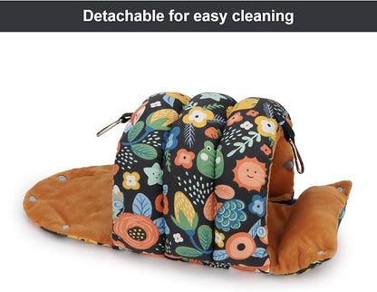 Wontee Bird Nest House Winter Warm Snuggle Hut Bird Bed Hanging Hammock - Image 5