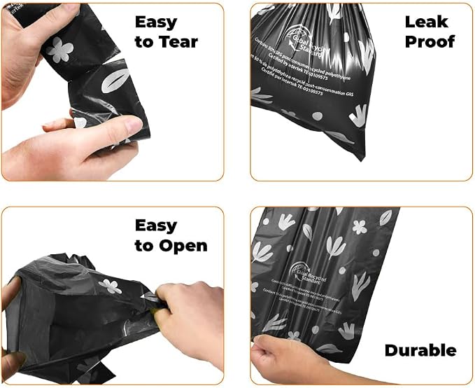 Best Pet Supplies Poop Bags for Dogs, 50% Post-Consumer Recycled Content dog - Image 3