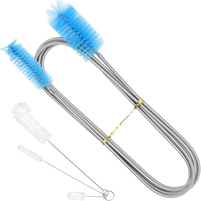 79” Flexible Pipe Cleaner Brush Set, Dual-Ended and Extra-Long Stainless Steel by Unknown