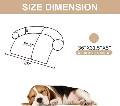 Tinaco Luxurious Calming Dogs/Cats Bed Mats, Dog Pad Washable Removable Couch - Image 2