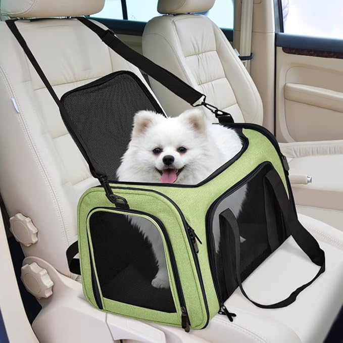 Henkelion Pet Carrier for Small Medium Cats Dogs Puppies up to 15 Lbs, Airline - Image 5