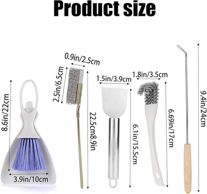 5Pcs Bird Cage Cleaner Set, Stainless Steel Poop Remover & Scraper Tool - Image 2