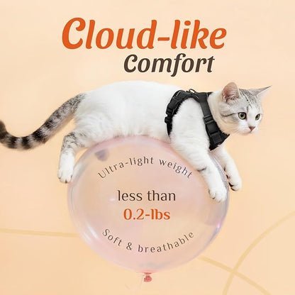 Dooradar Cat Harness and Leash Set, Escape Proof Safe Adjustable Kitten Vest - Image 6