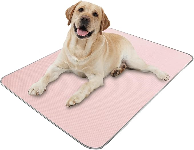 Summer Dog Cooling Mat Washable Ice Silk Self Cool Pad by Buvlnee
