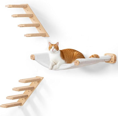 Cat Stairs Hammock Set of 3 – Cat Wall Shelves by PELUOMOZ