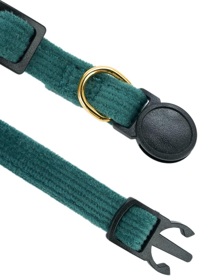 2 Pack Soft Corduroy Cat Collars - Image 4