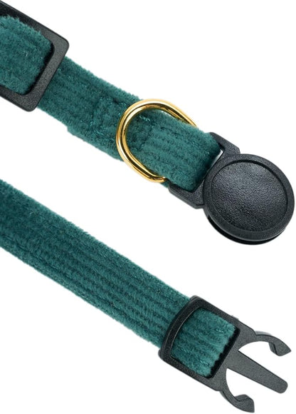 2 Pack Soft Corduroy Cat Collars - Image 4