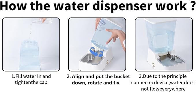 Meikuler Automatic Dog Cat Water Dispenser Large Capacity 5Lfor Cats and Medium - Image 5