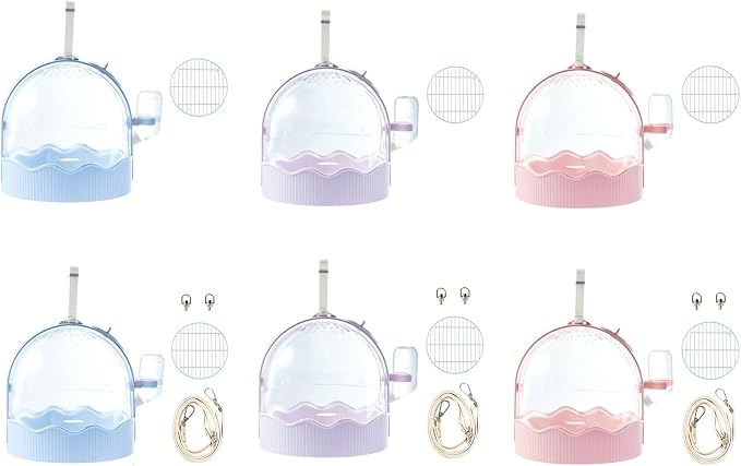 Clear Pet Carrier Travel Cage - Image 9