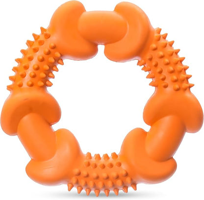 Arm & Hammer for Pets Nubbies Dog Dental Toys Rubber Ring Toy, Peanut Butter - Image 3