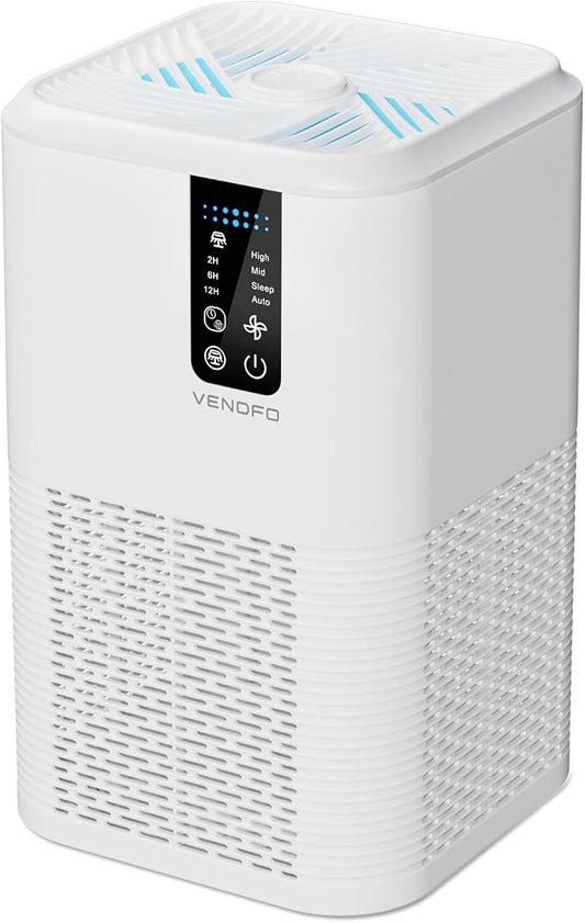 Air Purifiers for Home, H13 HEPA Large Room Up to 1750ft², 3-in-1 Filter by VENDFO