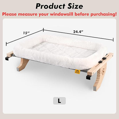 AMOSIJOY Cat Sill Window Perch Sturdy Hammock Seat - Image 3