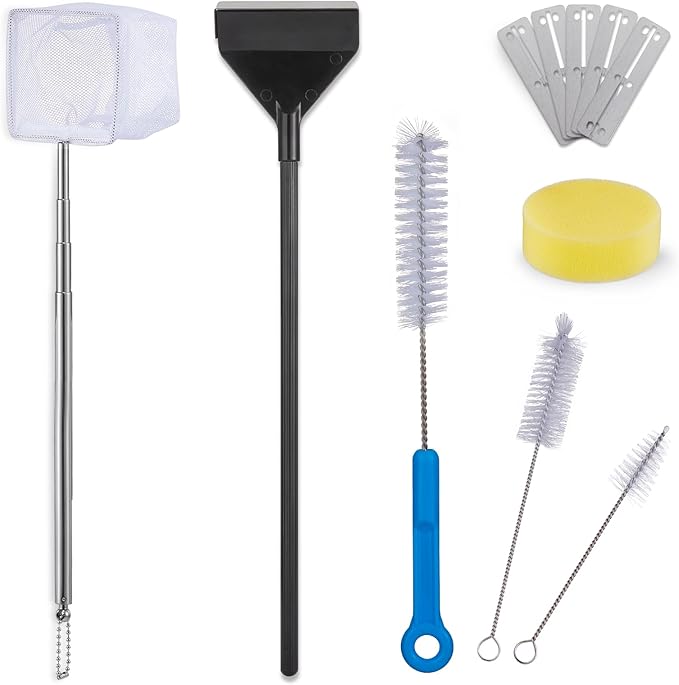 Fish Tank Cleaning Kit: Algae Scraper by URUQ