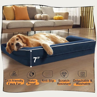 Large Dog Bed Orthopedic Washable | Beds Bolster Pet | XL Large Big Dogs | - Image 6
