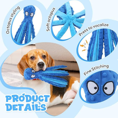 Octopus Dog Toys, No Stuffing Crinkle Dog Toys - Image 3