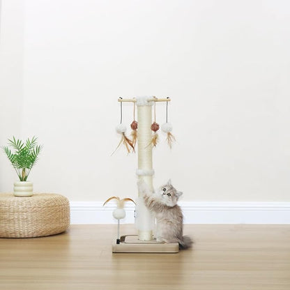 PEEKAB Cat Scratching Post 27 Inches Sisal Scratch Posts - Image 7