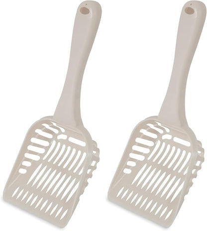 Petmate Litter Scoop for Cats, Jumbo Size, Bleached Linen by Petmate
