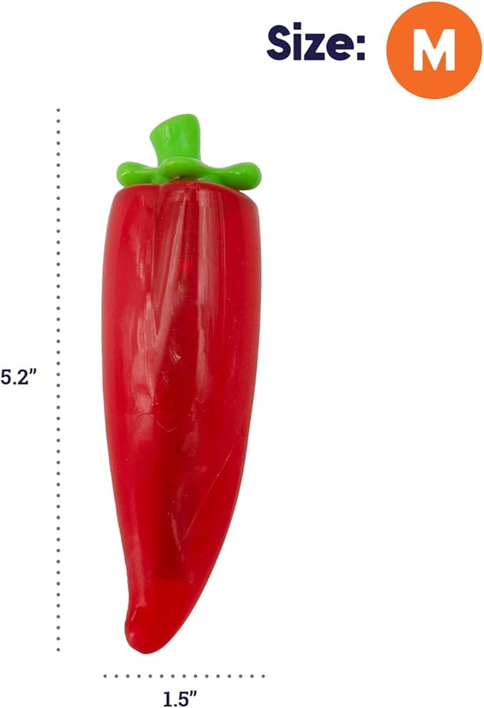 Petstages Crunch Veggies Pepper Dog Chew Toy - Image 6