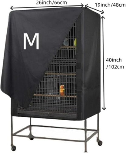 Bird Cage Cover Black Out, Protects Pets Privacy, Comfortable, Breathable - Image 7