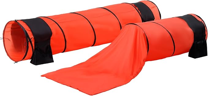 VEVOR Dog Agility Course Backyard Set, 2 Tunnels - Image 10