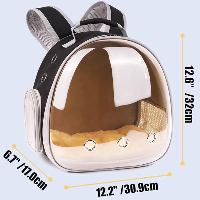 Portable Small Animal Backpack Travel Breathable Pet Carrier Bag Cages - Image 2