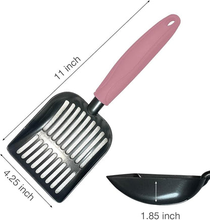 Cat Litter Scoop, Kitty Metal Scooper, Aluminum Alloy Sifter, Kitten Pooper - Image 6