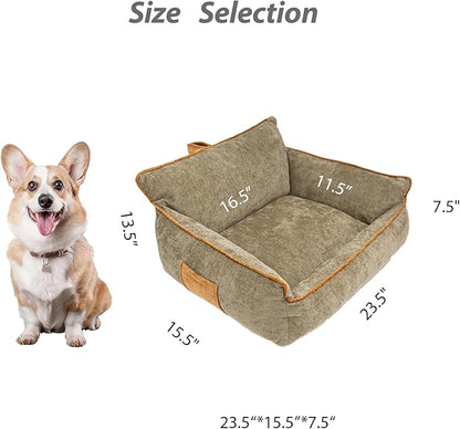 Orthopedic Dog Bed with Memory Foam, Washable Plush Pet Bed - Image 6