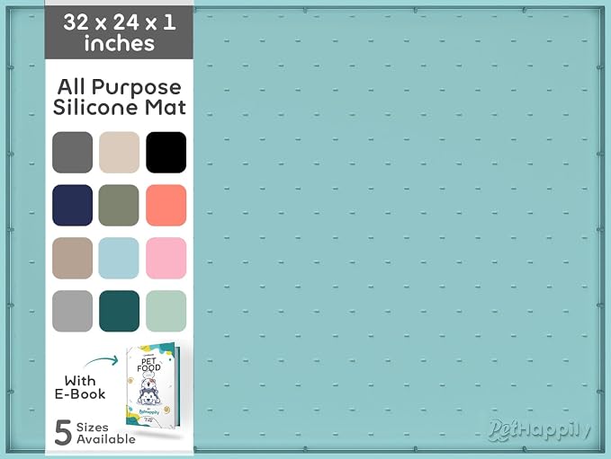 32x24x1” XL Dog Food Mat by PETHAPPILY