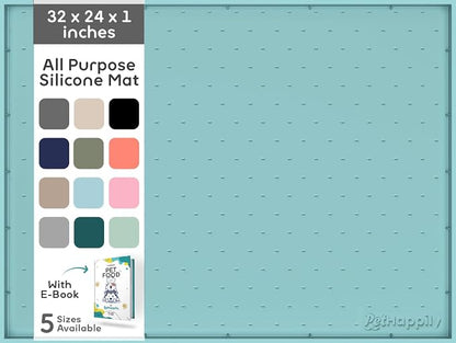 32x24x1” XL Dog Food Mat by PETHAPPILY