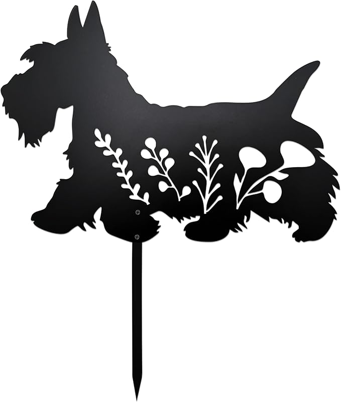 Dog Garden Stake by Unknown