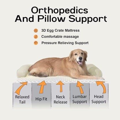 Large Dog Bed Orthopedic Washable: Extra Large Big Dog Bed - Image 2