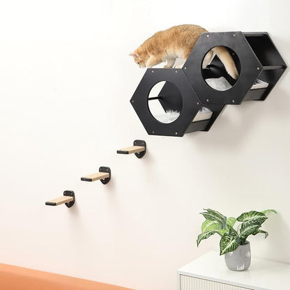 3 Pcs Cat Steps and Perches for Wall, Climbing Shelf - Image 6