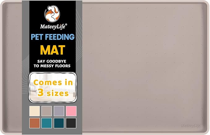 MateeyLife Silicone Cat & Dog Food Mat by MateeyLife