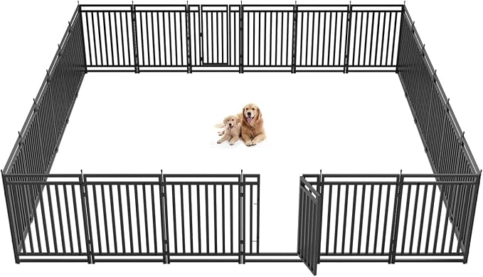Dog Playpen Dog Fence Outdoor for Yard 47" H by Petorldog