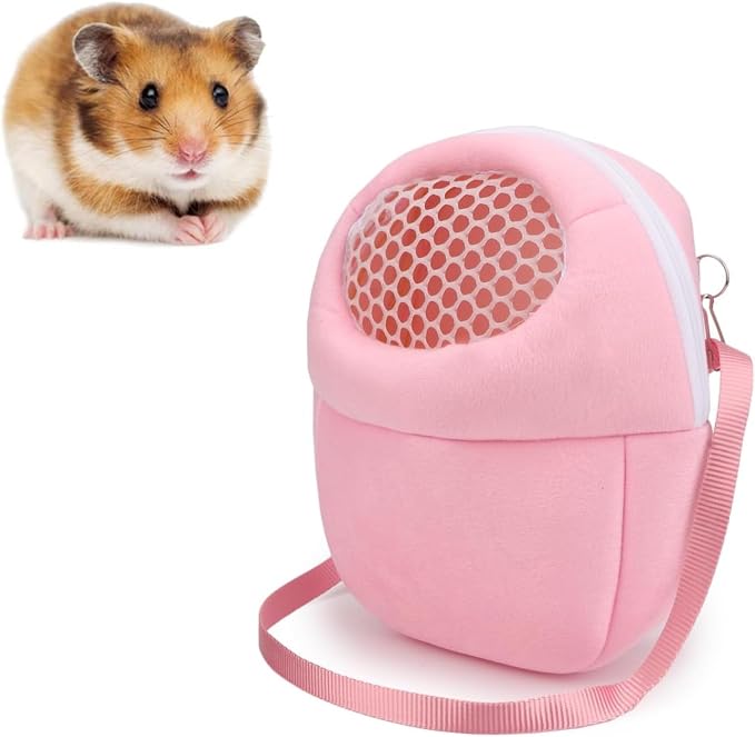 Pet Carrier Backpack for Small Animals, Travel Handbag for Cat, Guinea Pig - Image 6