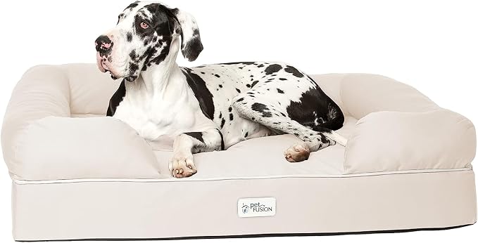 PetFusion Ultimate Dog Bed, Orthopedic Memory Foam, Medium Firmness Pillow by PetFusion