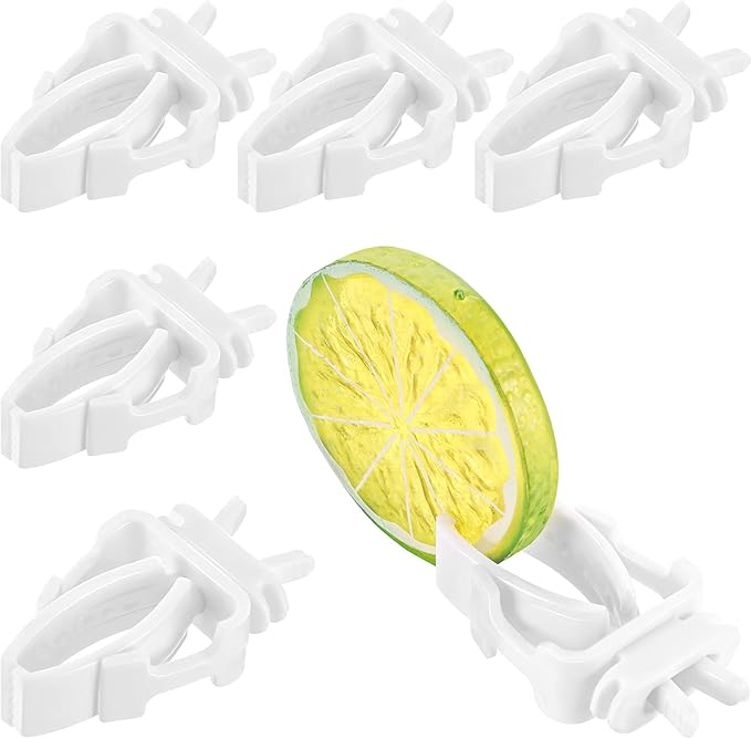 6 Pieces Bird Cage Food Holder Parrot Fruit Vegetable Clips Bird Cage Feeder by CHENGU