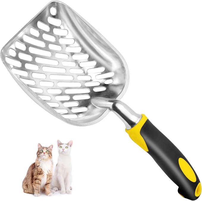 Cat Litter Scoop-Metal Cat Scooper-Long Handle Scoop, Cat Scooper-Poop by Apidgrowth